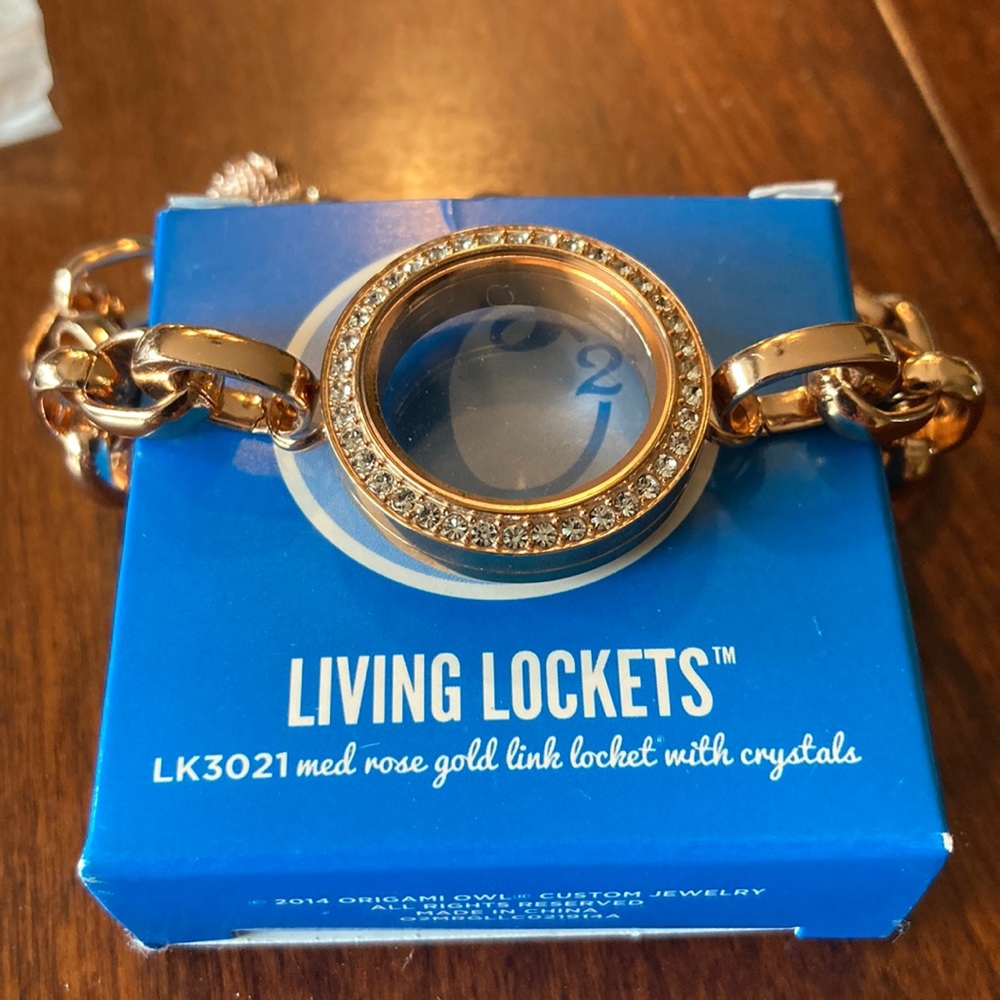 Origami Owl Rose Gold Bracelet